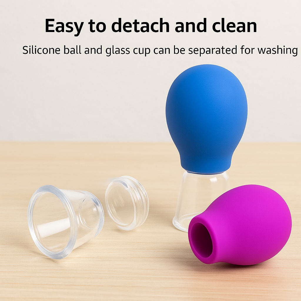 🌿 Urbora Sculpt™ – Vacuum Therapy Massage Cups (Set of 4)